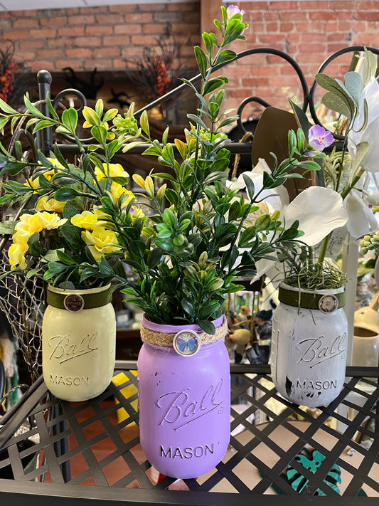 Mason Jar Bouquets