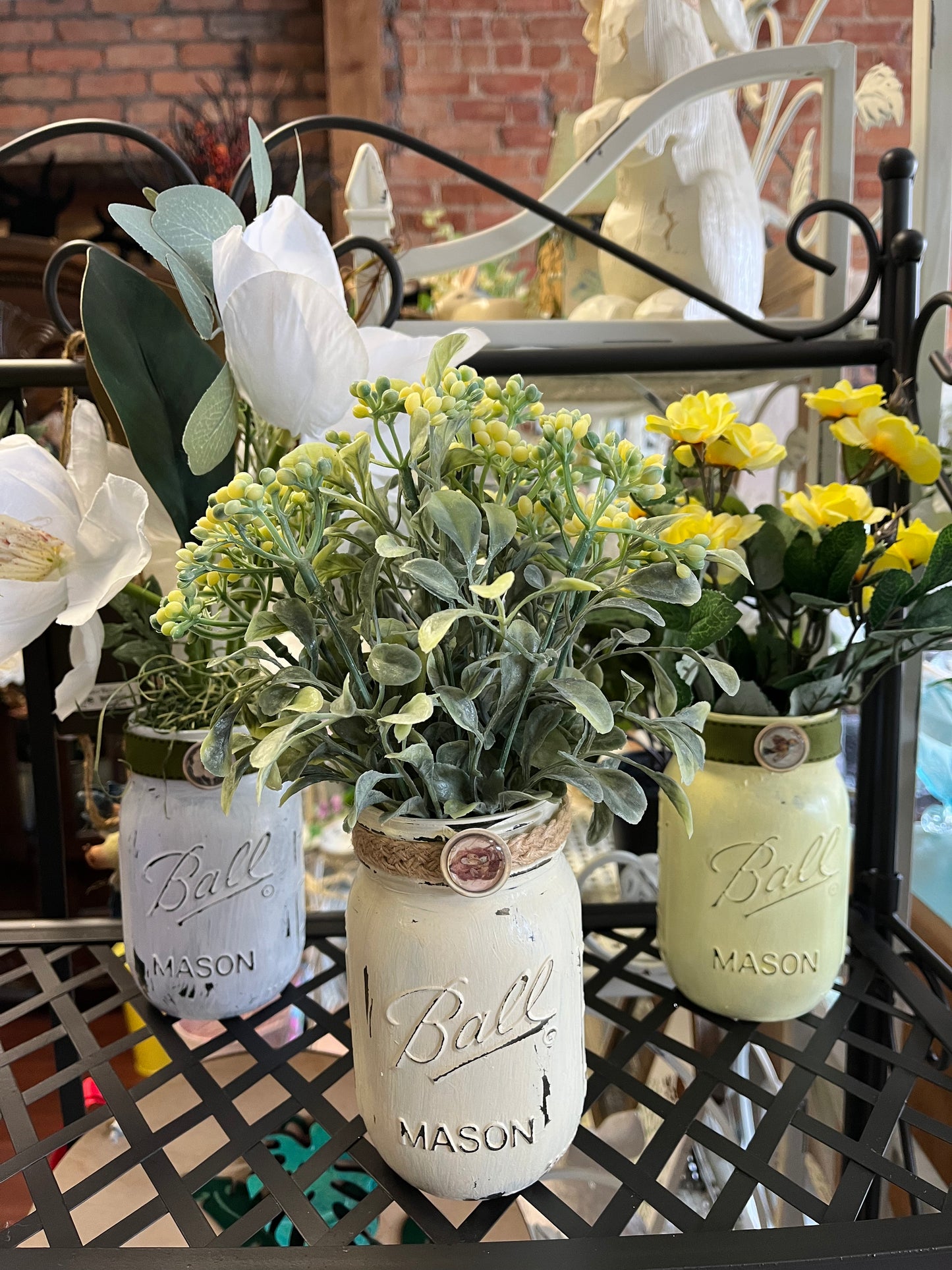Mason Jar Bouquets