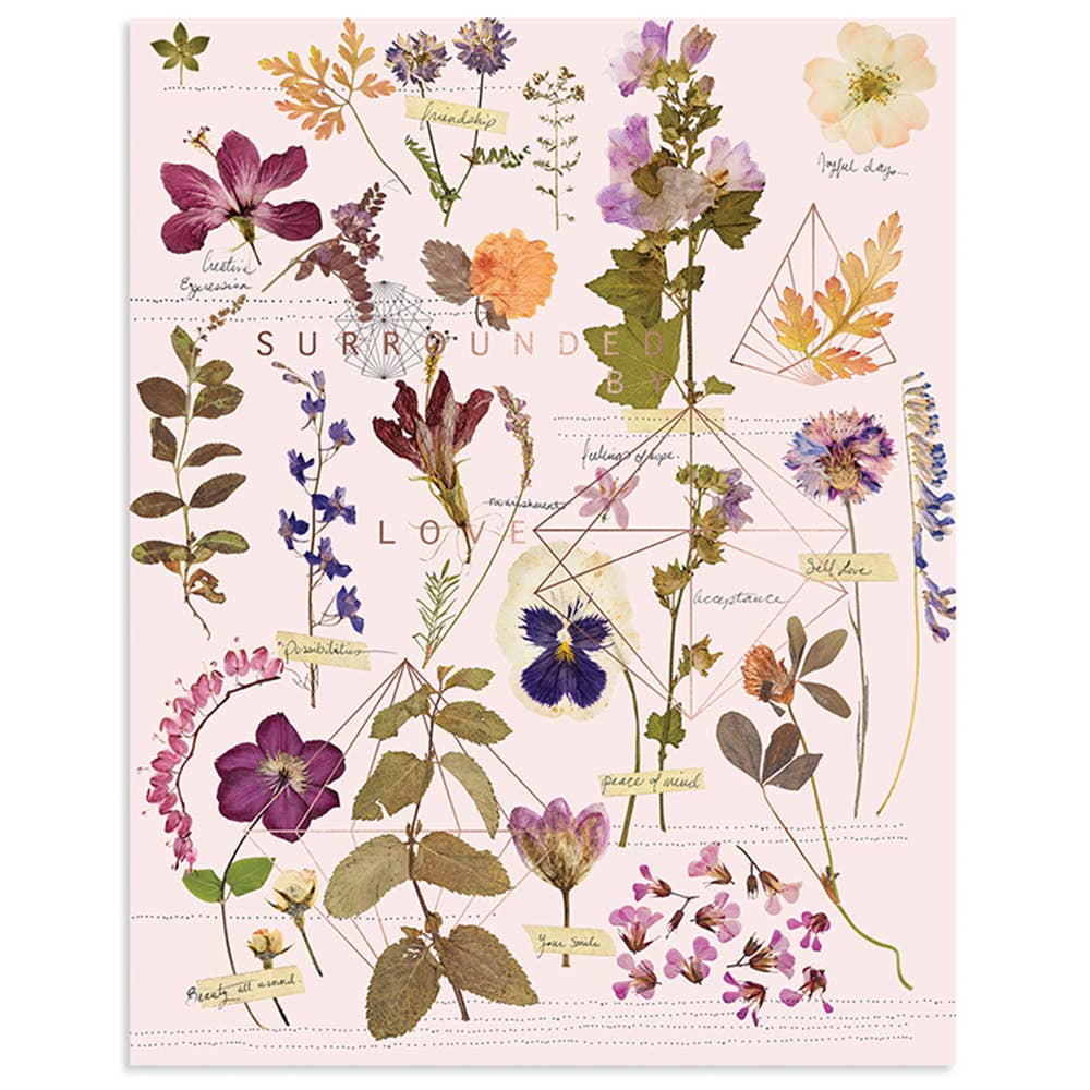 Copper Art Print-Love Garden