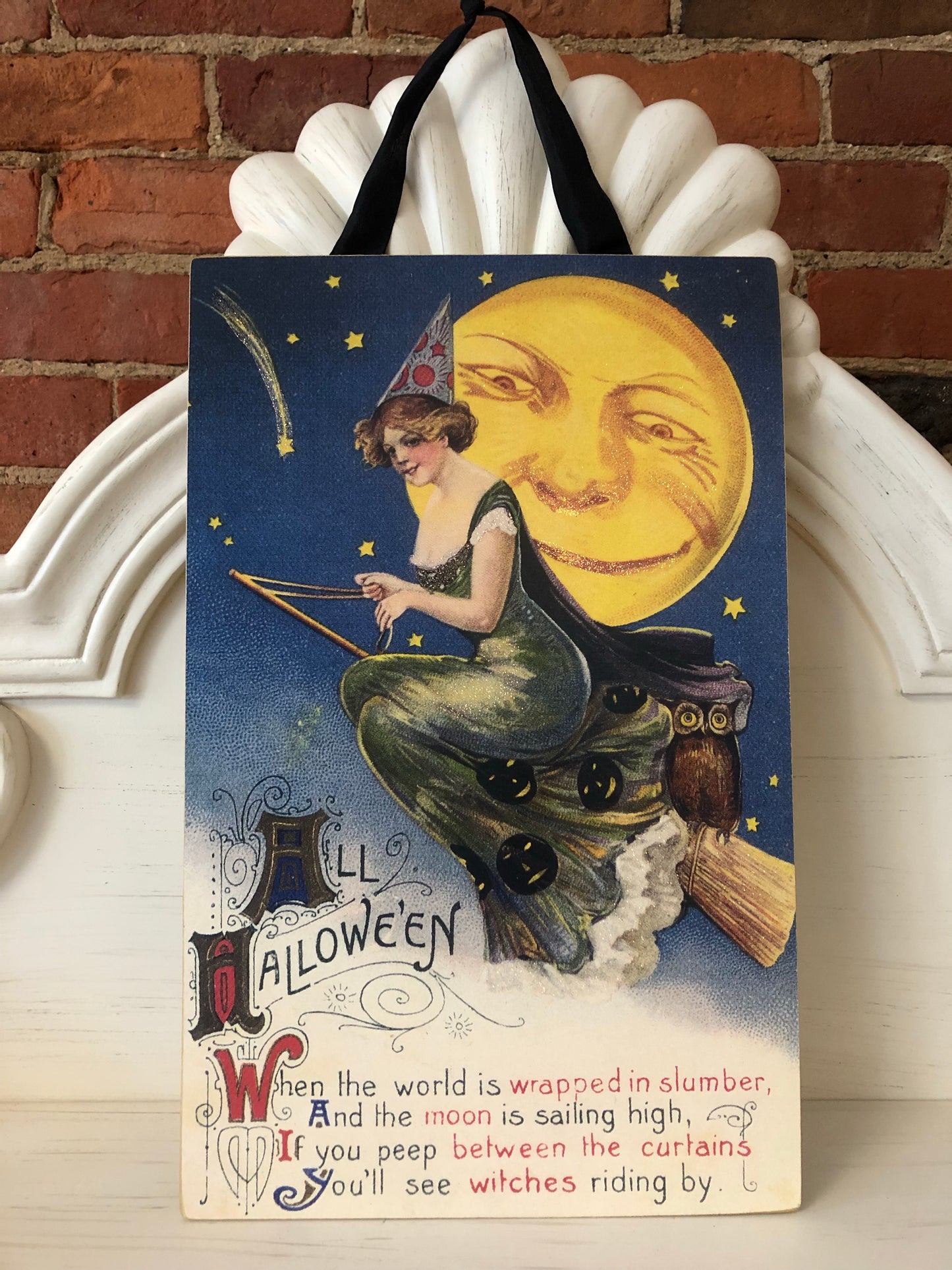 Vintage-style Witch Print