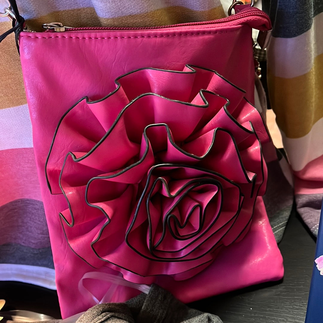 Hot Pink Rosette Hipster