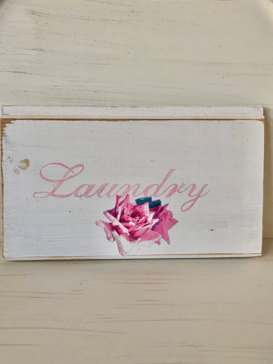 Shabby Laundry Sign