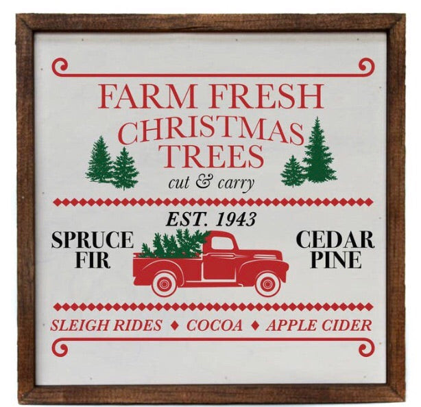 Christmas Trees Sign