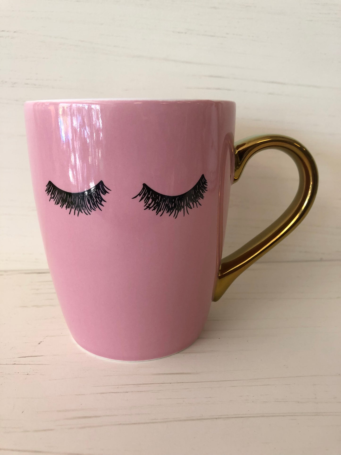Pink Eyelash Mug