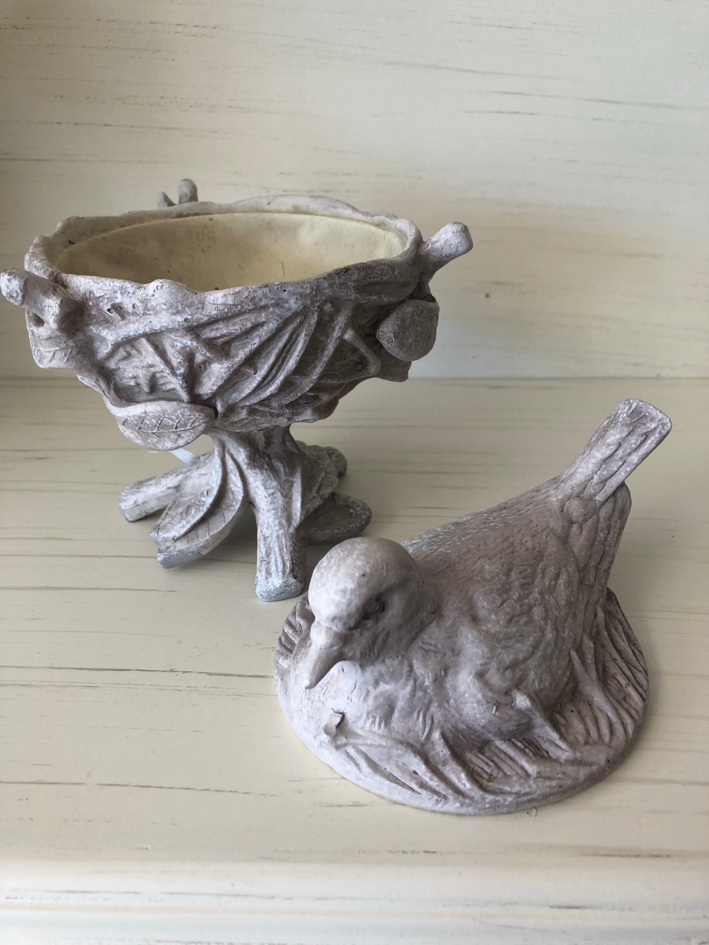 Bird on Nest Treasure Box