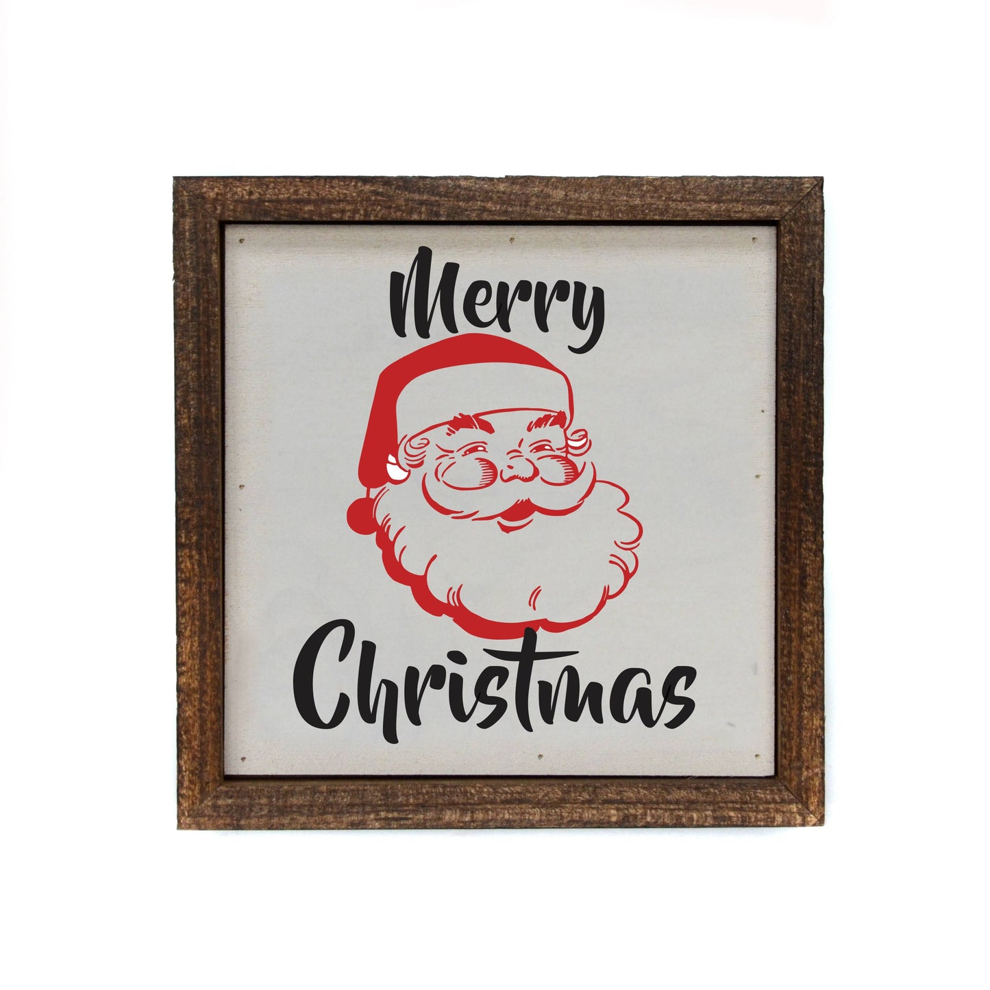 6X6 Christmas Decoration - Merry Christmas Box Sign