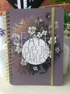 Fate Loves The Fearless notebook