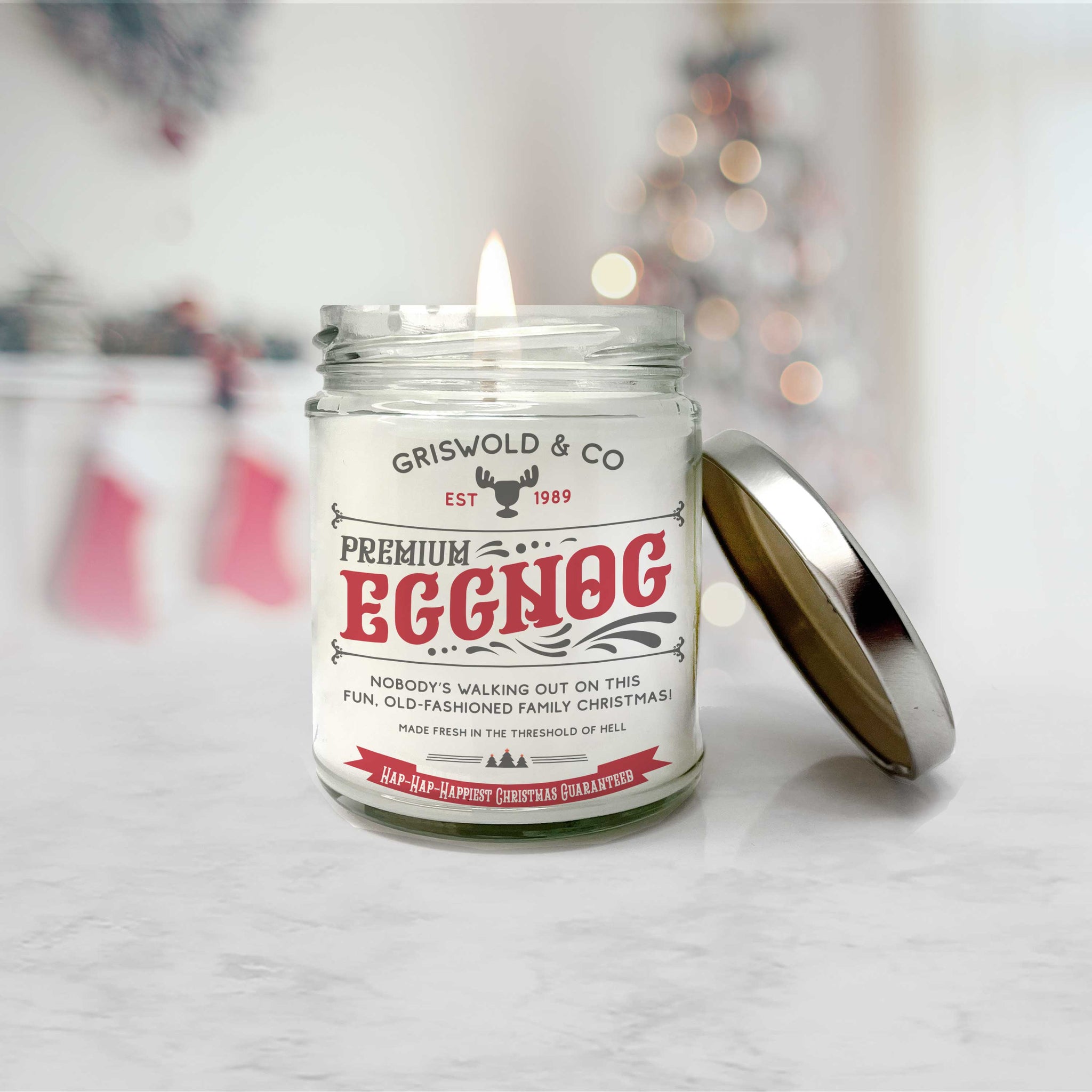 Christmas Vacation Candle - Funny Griswold and Co Eggnog
