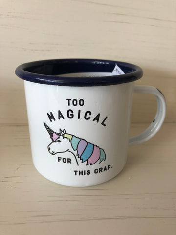 Enamel Mug — Too Magical