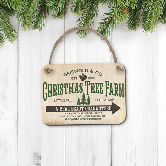 Christmas vacation inspired ornament Griswold family Christmas tree farm funny ornament