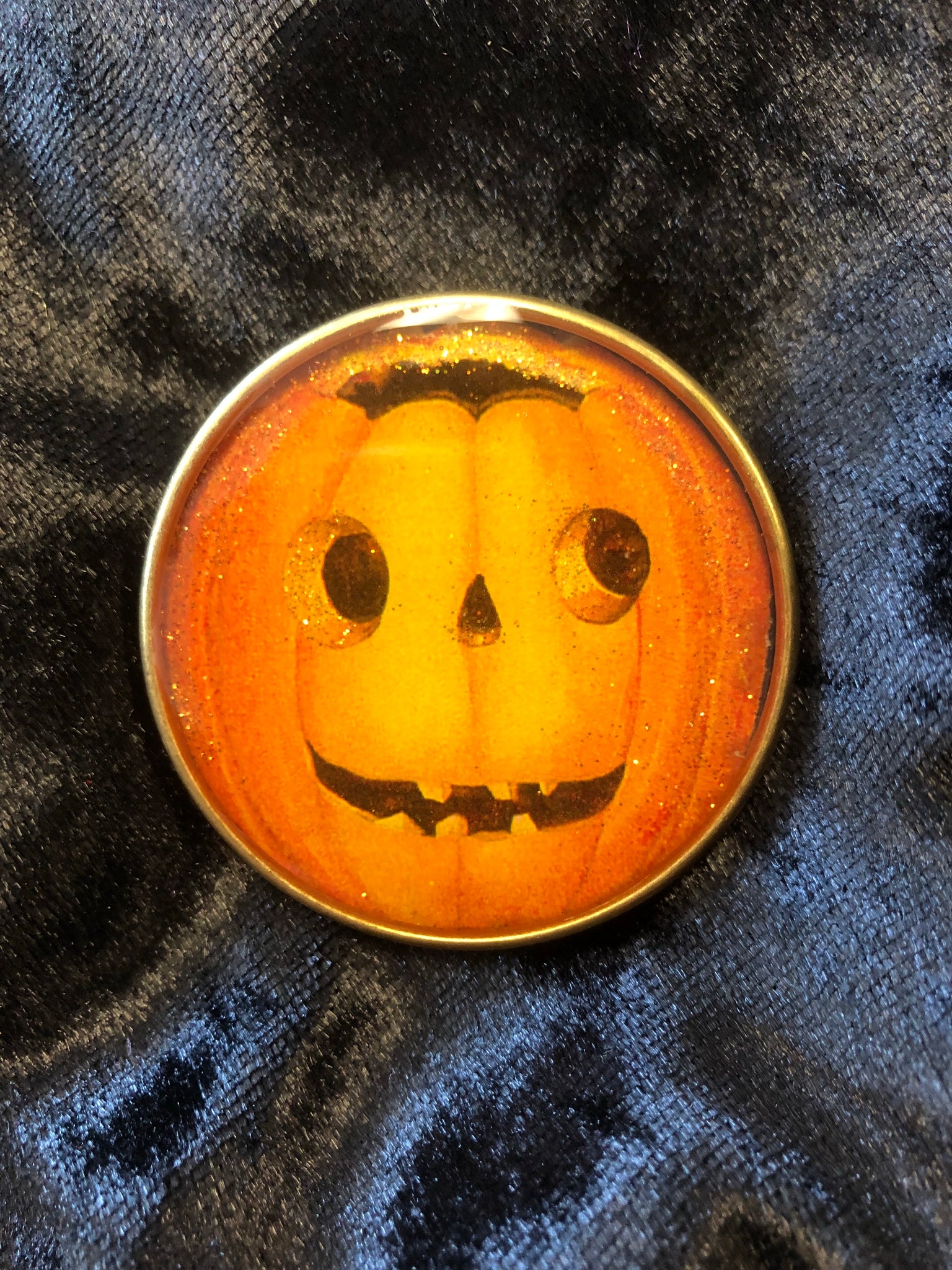 Pumpkin Face Pin
