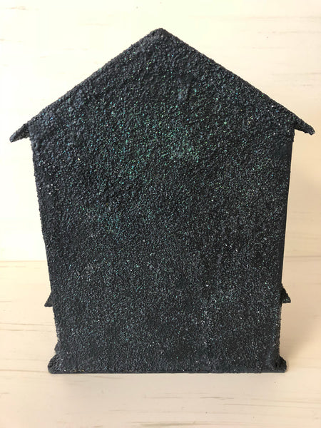 Bethany Lowe Glitter House Container