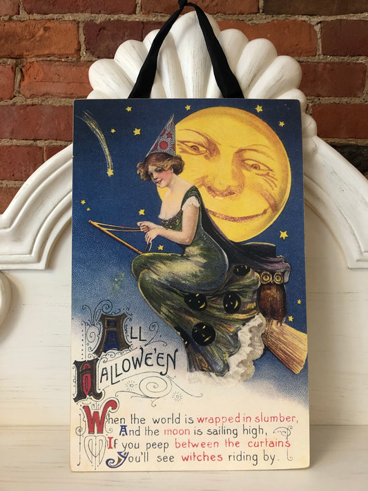Vintage-style Witch Print