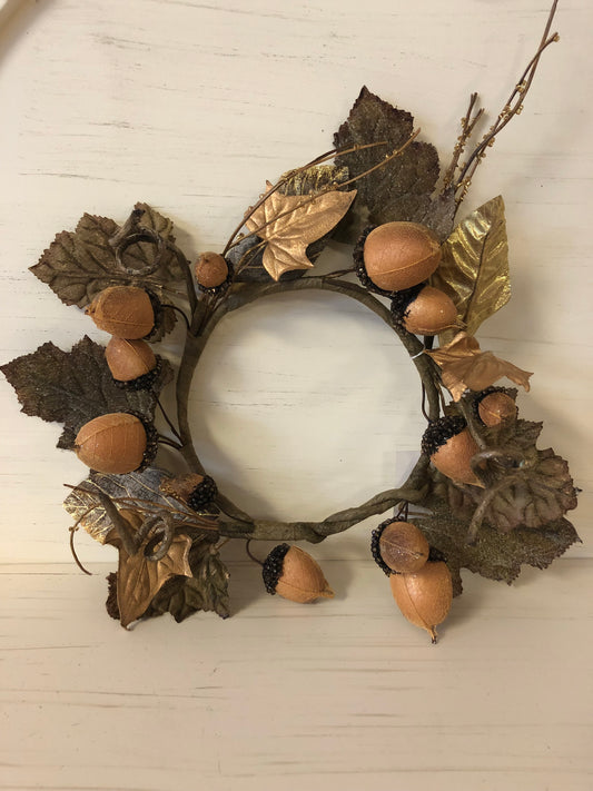 Acorn Candle Ring/Wreath