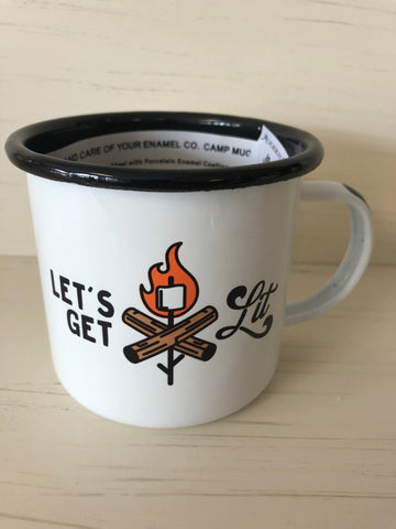 Enamel Mug — Let’s Get Lit