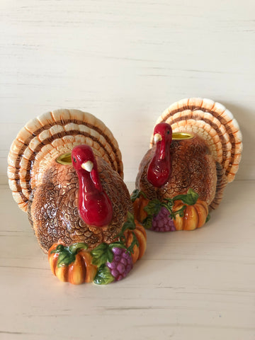 Turkey Candlestick Holders