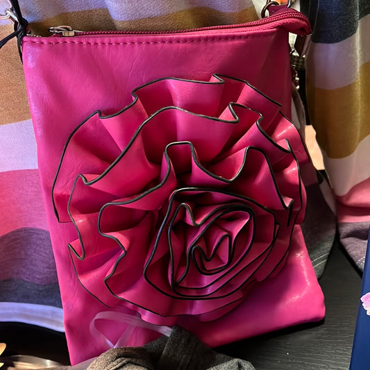 Hot Pink Rosette Hipster