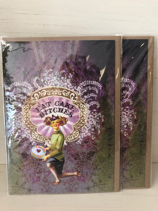 Birthday Card — Eat Cake, Bitches