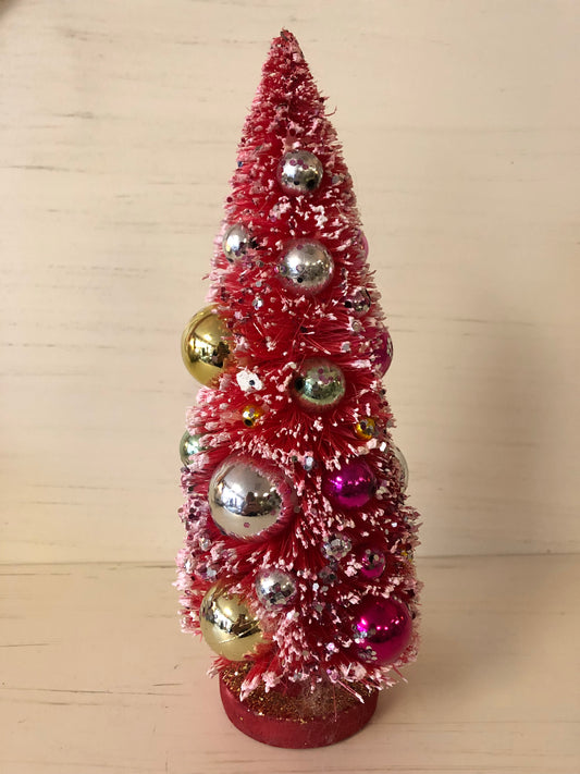 Hot Pink Bottle Brush Tree