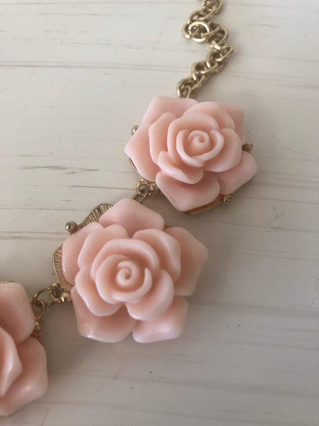Peachy Rose Necklace