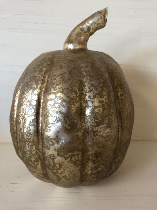 Mercury Glass Pumpkin