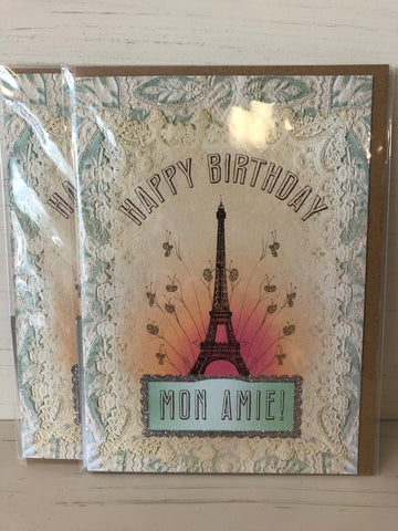 Birthday Card — Eiffel Tower