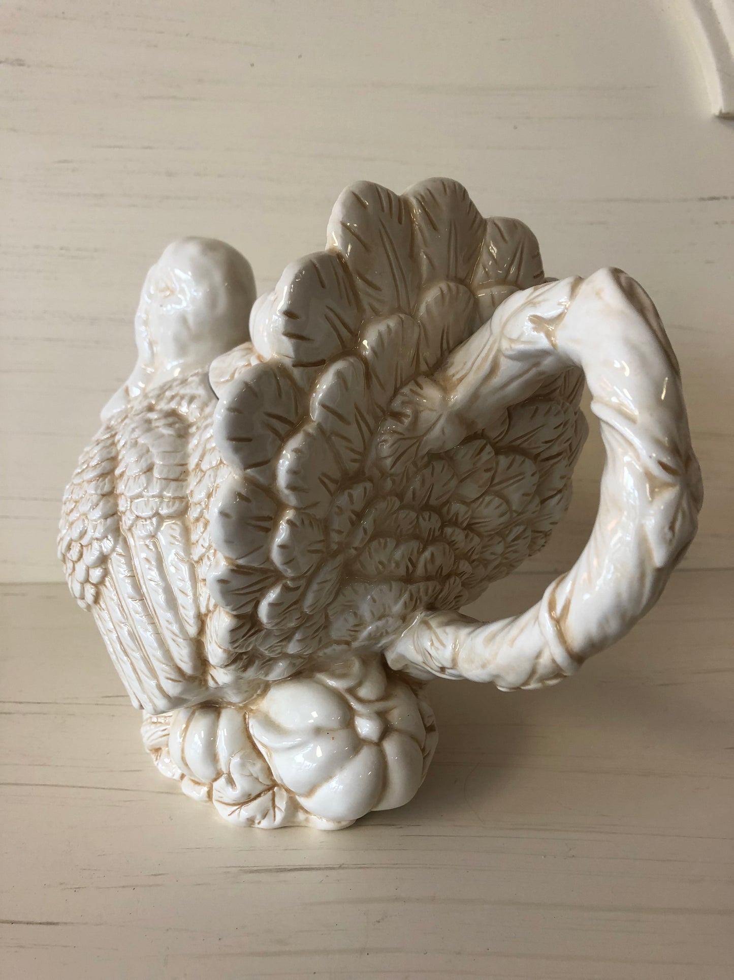 White Turkey Teapot