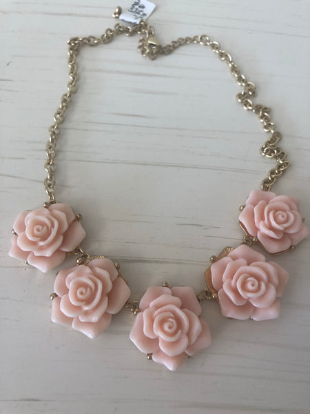 Peachy Rose Necklace