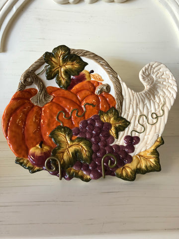 Cornucopia Plate